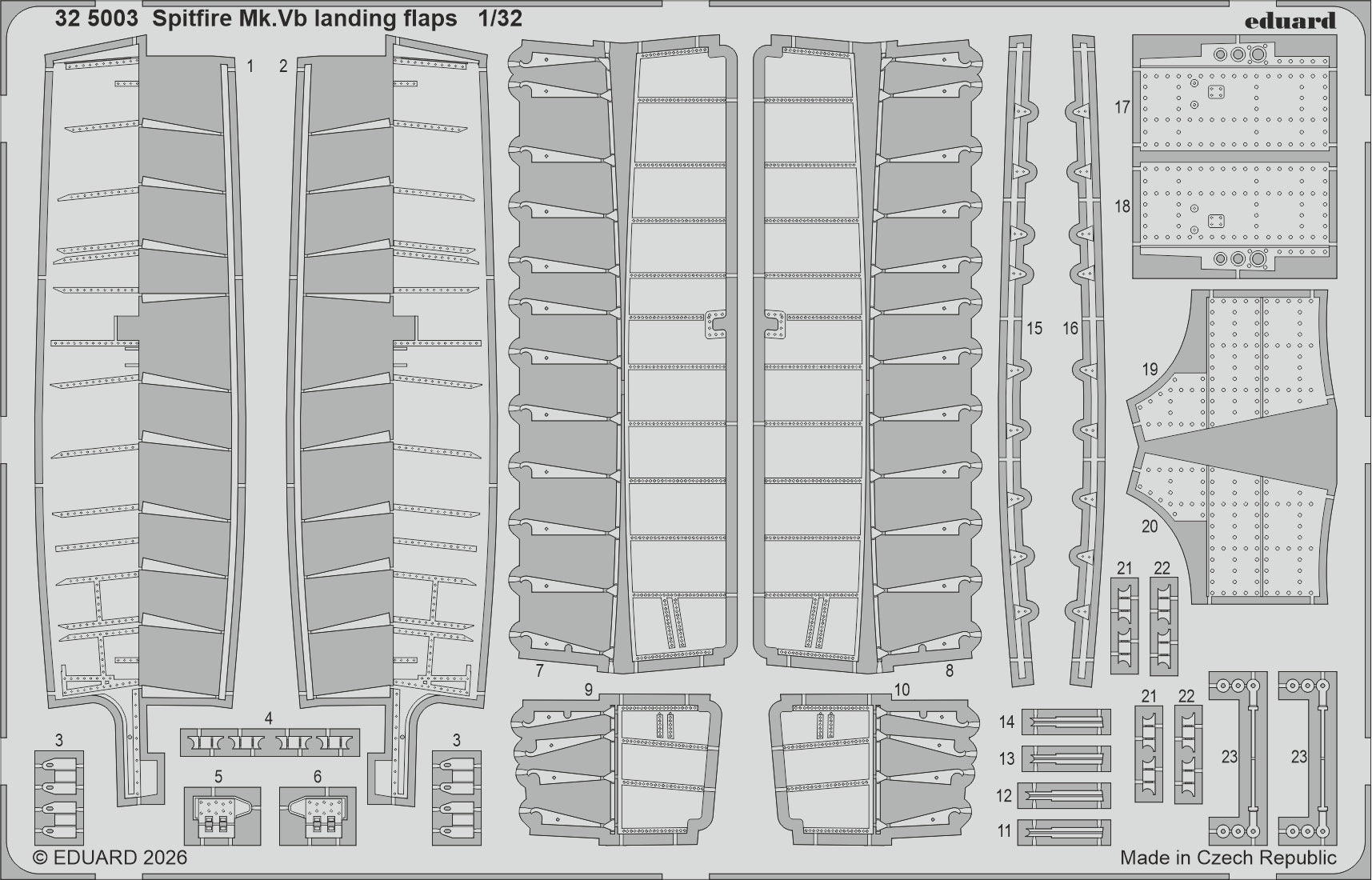 Eduard BIG33176 Spitfire Mk. Vb for Kotare 1/32 – imagen 3