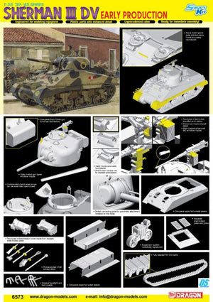 Dragon 6573 Sherman III DV, Early Production 1/35 – Bild 3