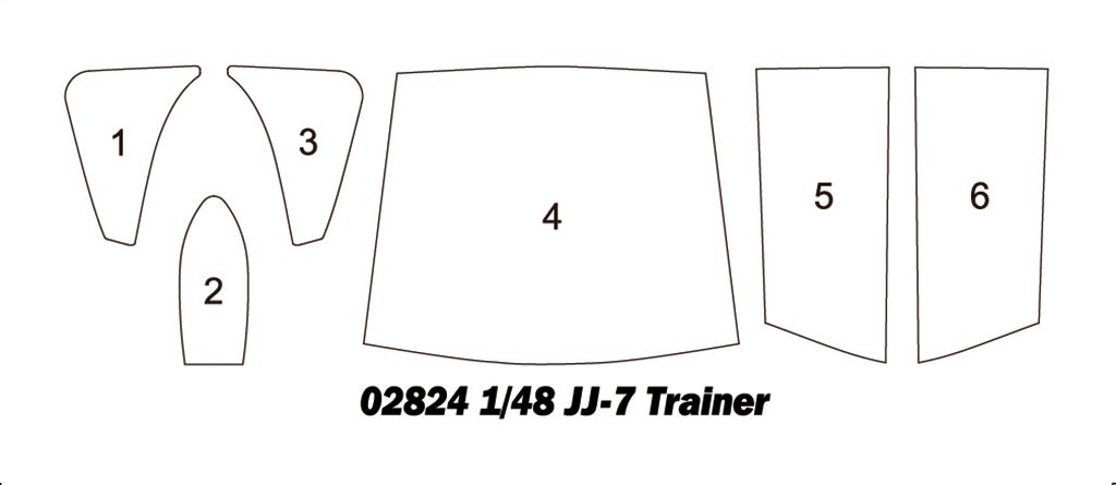 Trumpeter 02824 JJ-7 Trainer 1/48 – immagine 6