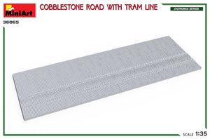 Miniart 36065 COBBLESTONE ROAD WITH TRAM LINE 1/35 – Bild 3