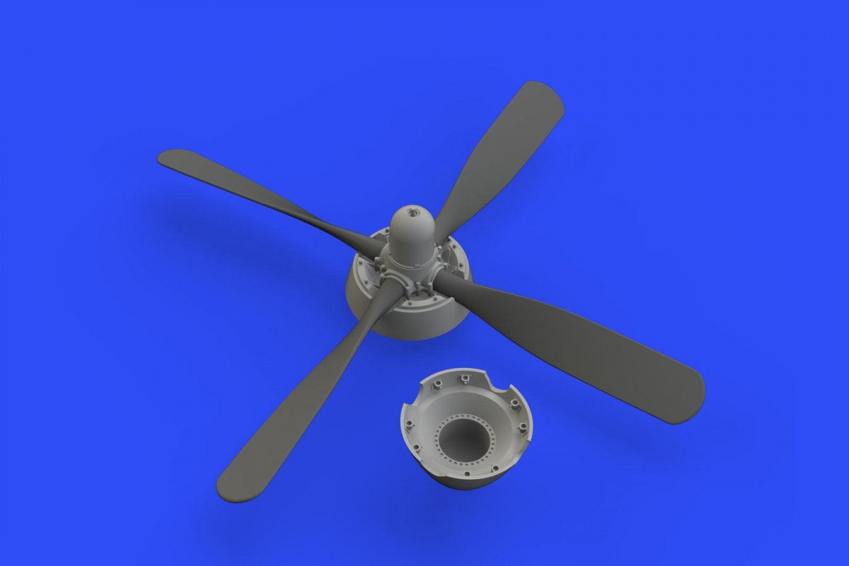 Eduard 648488 P-51D Hamilton Standard uncuffed propeller 1/48 EDUARD – imagen 3