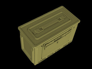 Panzer Art RE35-394 US ammo boxes for 0,5 ammo (metal pattern) 1/35 – Bild 2