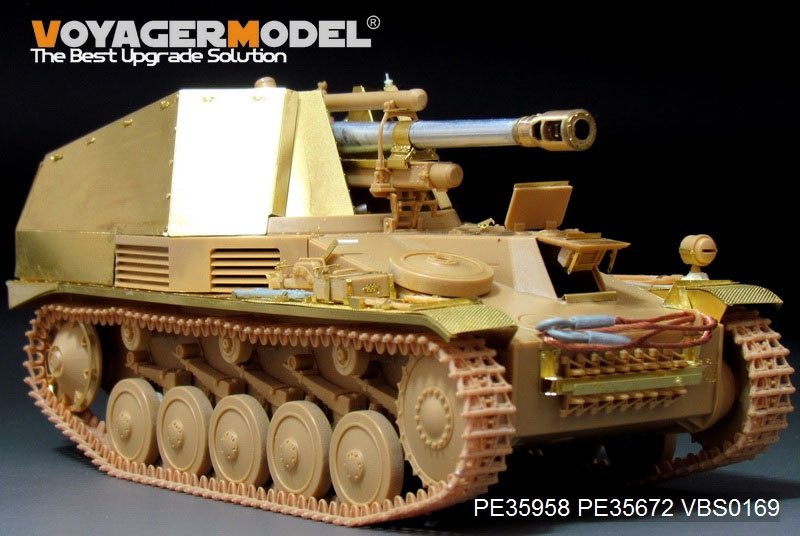 Maquette Voyager PE35958 Obusier automoteur allemand Wespe Basic de la Seconde Guerre mondiale pour TAMIYA 35200/35358 au 1/35 – image 20