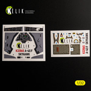 KELIK K32065 A-4E/F SKYHAWK - interior 3D decals for Hasegawa kit 1/32 – zdjęcie 2