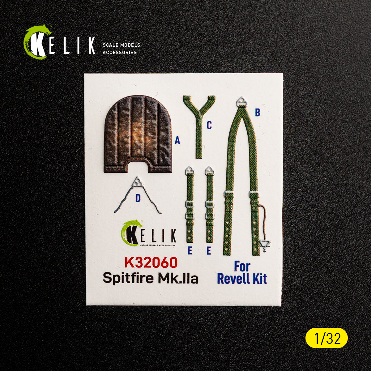 KELIK K32060 Spitfire Mk.11a - interior 30 decals for Revell kit 1/32 – zdjęcie 4