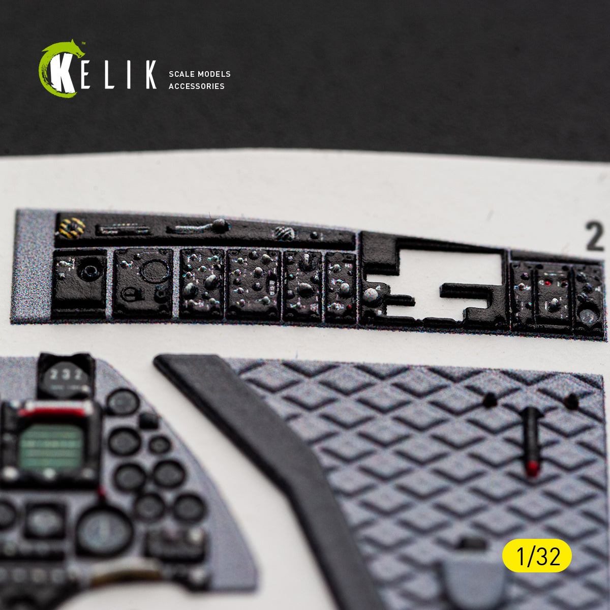 KELIK K32065 A-4E/F SKYHAWK - interior 3D decals for Hasegawa kit 1/32 – zdjęcie 4