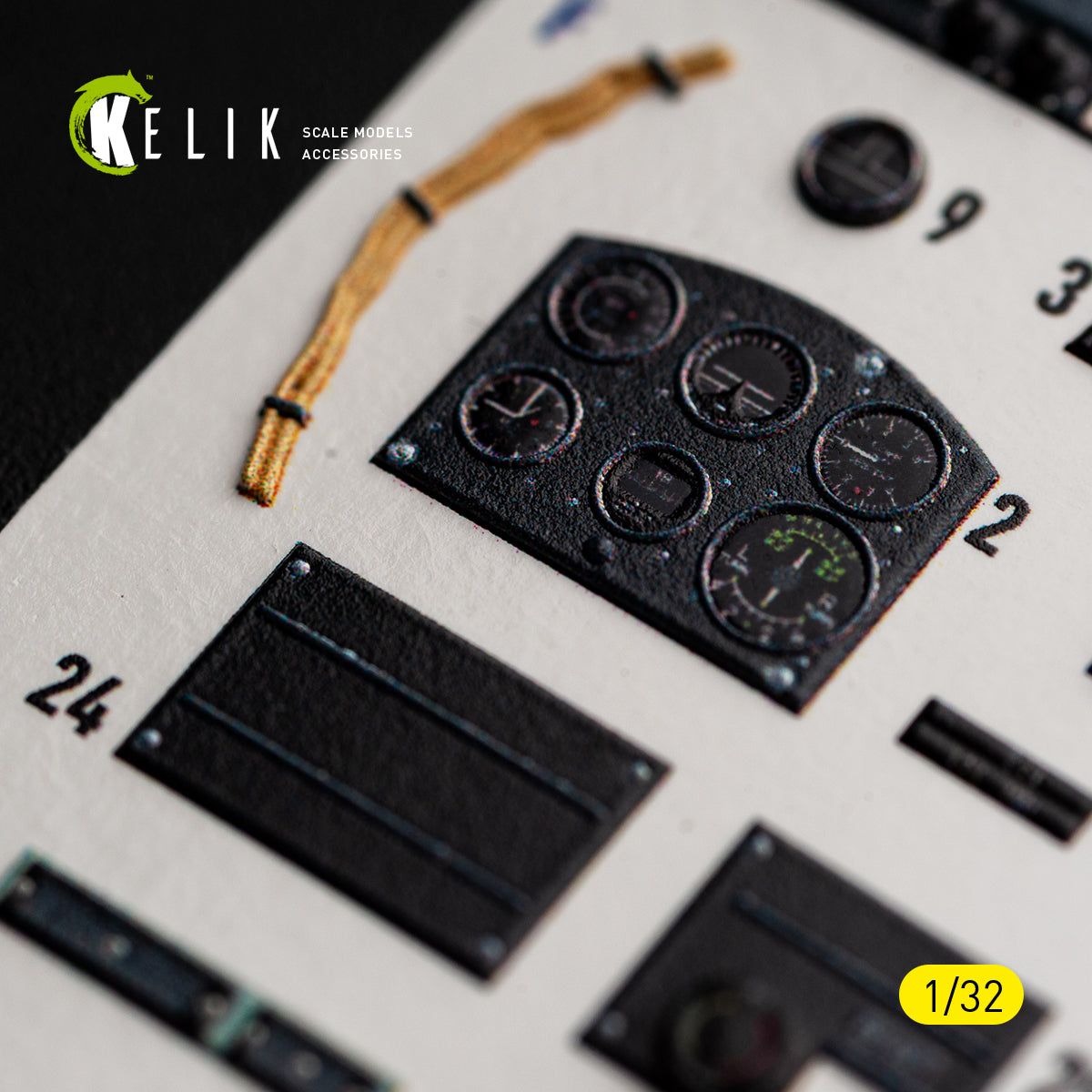 KELIK K32060 Spitfire Mk.11a - interior 30 decals for Revell kit 1/32 – zdjęcie 6