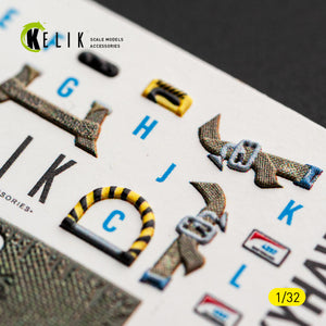 KELIK K32065 A-4E/F SKYHAWK - interior 3D decals for Hasegawa kit 1/32 – zdjęcie 6