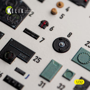 KELIK K32060 Spitfire Mk.11a - interior 30 decals for Revell kit 1/32 – zdjęcie 7