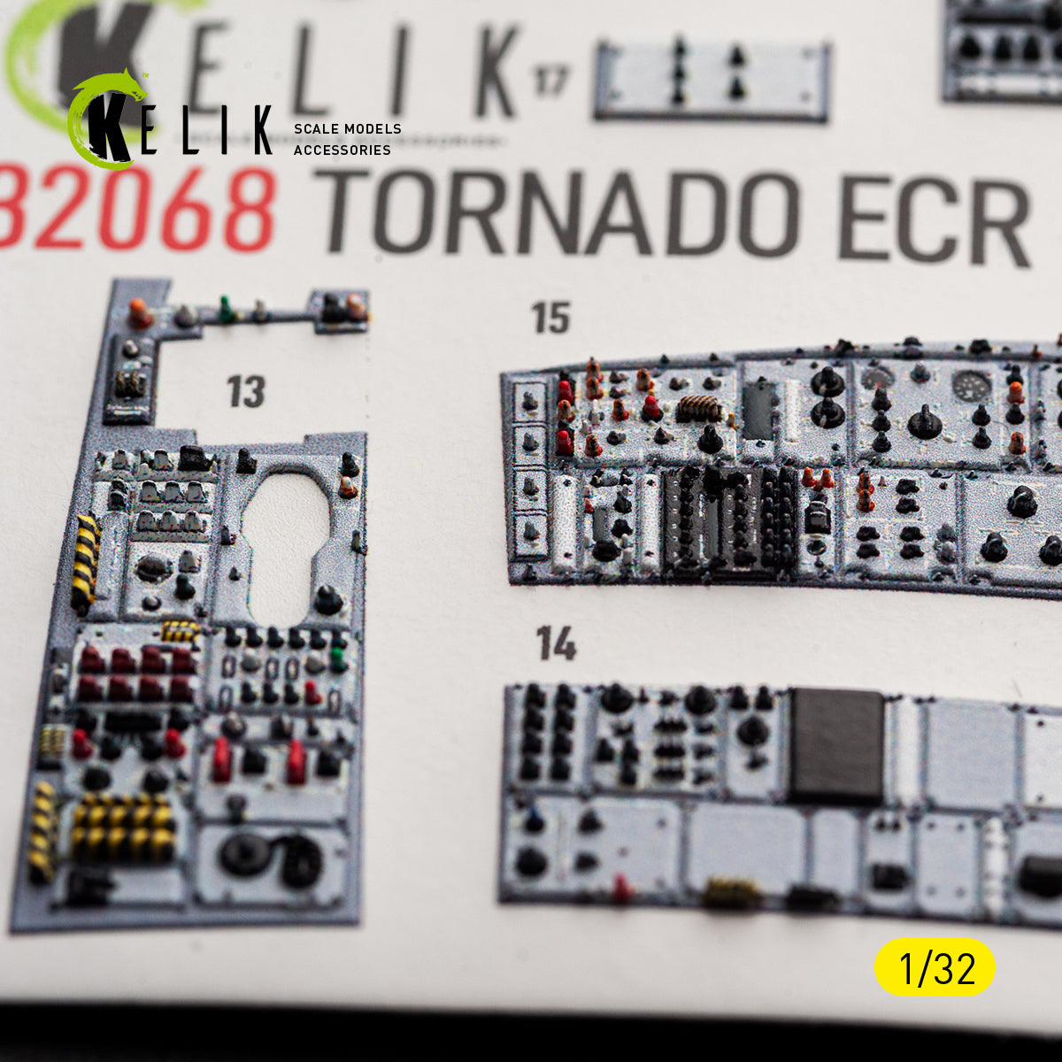 KELIK K32068 TORNADO ECR - interior 30 decals for Revell kit 1/32 – immagine 7