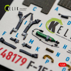 KELIK K48179 F-15A - interior 3D decals for Hasegawa kit 1/48 – immagine 3