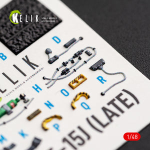 KELIK K48181 F-15.1 (Late) - interior 3D decals for Hasegawa kit 1/48 – image 3
