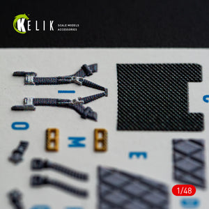 KELIK 48185 F-15E (Late) - interior 3D decals for Hasegawa kit 1/48 – imagen 3