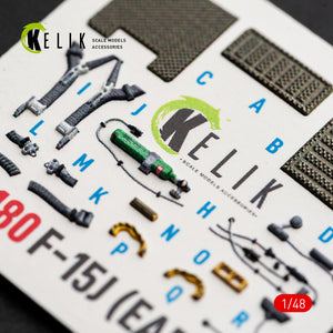KELIK K48180 F-151 (Early) - interior 3D decals for Hasegawa kit 1/48 – zdjęcie 4