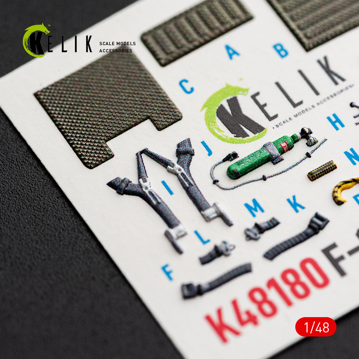 KELIK K48180 F-151 (Early) - interior 3D decals for Hasegawa kit 1/48 – zdjęcie 11
