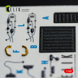 KELIK 48185 F-15E (Late) - interior 3D decals for Hasegawa kit 1/48 – imagen 5