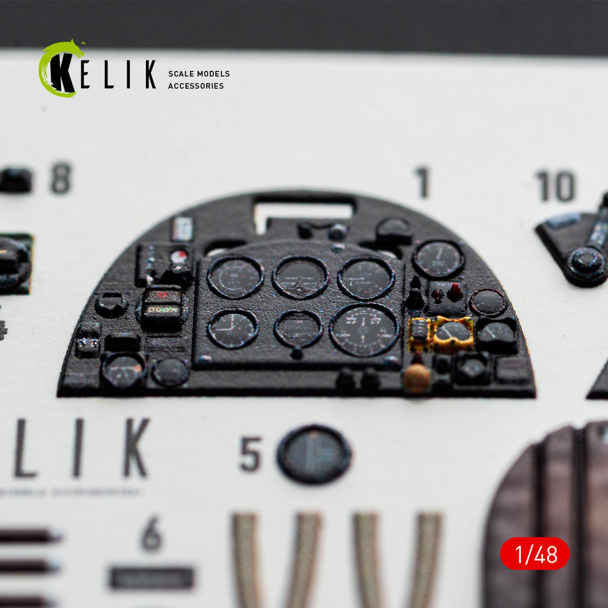 KELIK K48166 Spitfire TR.9 - interior 3D decals for Airfix kit 1/48 – image 3