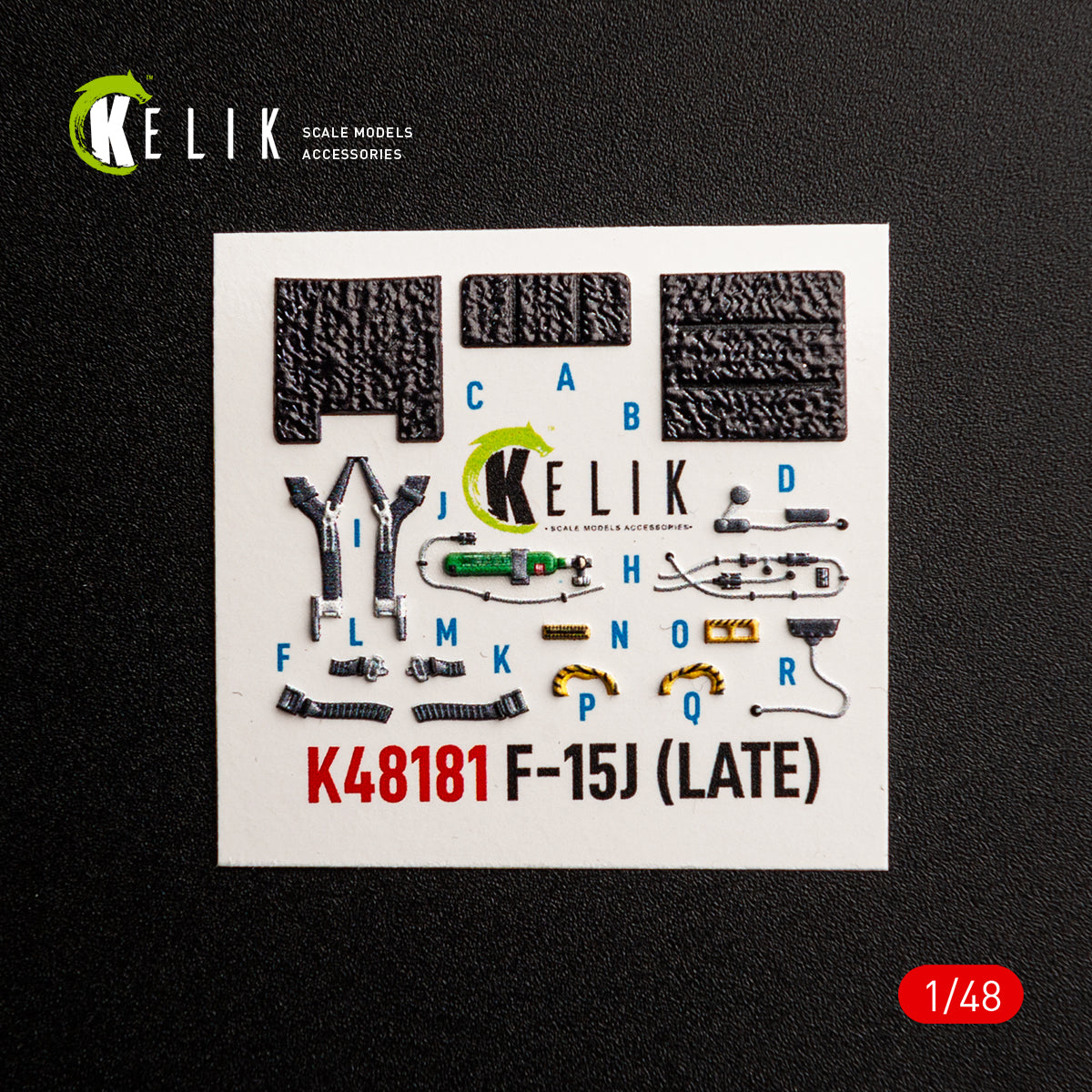 KELIK K48181 F-15.1 (Late) - interior 3D decals for Hasegawa kit 1/48 – image 5