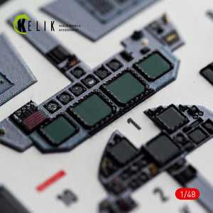 KELIK 48185 F-15E (Late) - interior 3D decals for Hasegawa kit 1/48 – imagen 6