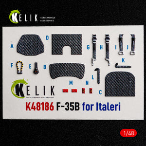 KELIK K48186 F-358 - interior 3D decals for Italeri kit 1/48 – imagen 3