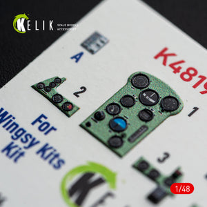 KELIk Aichi K48196 D3A2 Val - interior 3D decals for Wingsy Kits kit 1/48 – imagen 3