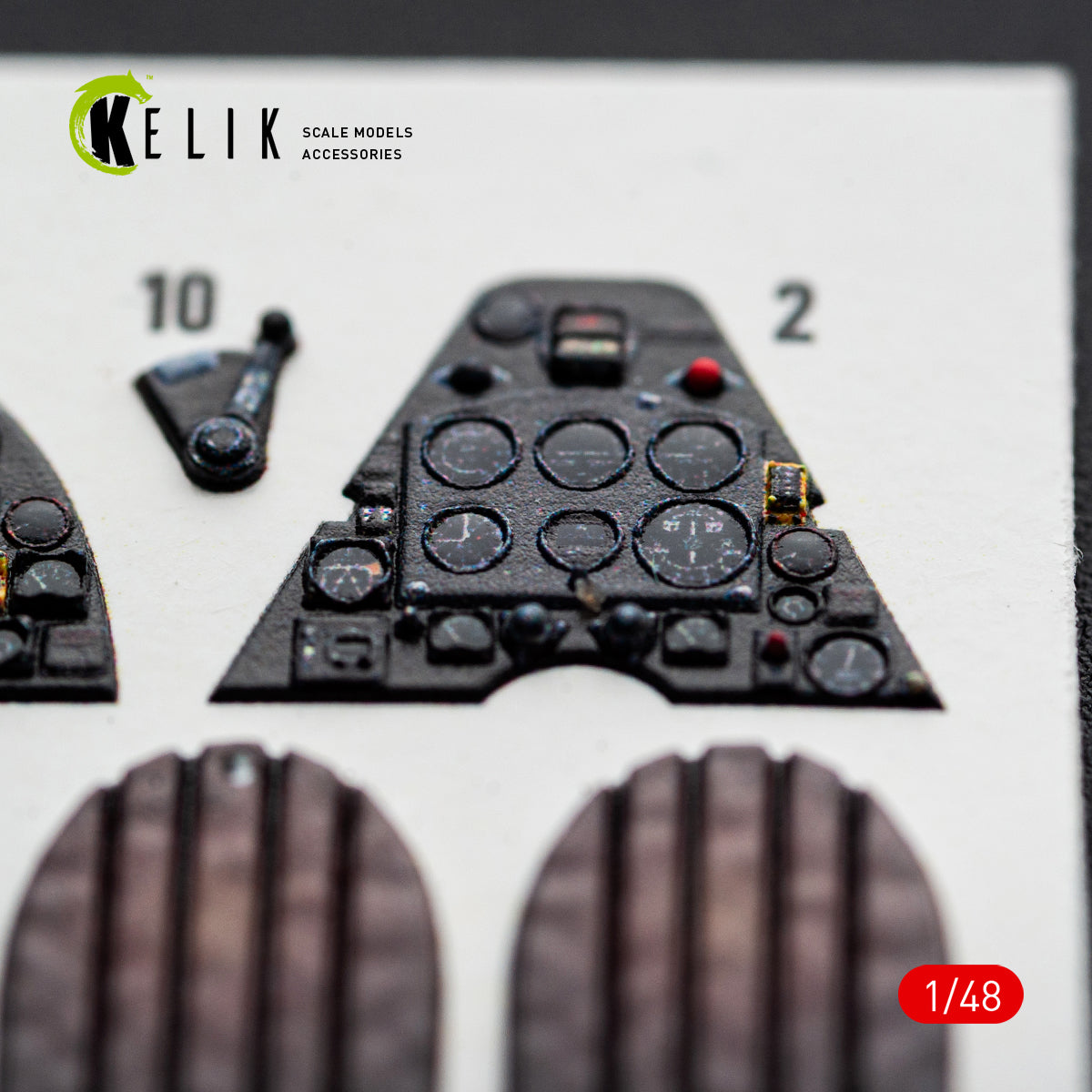 KELIK K48166 Spitfire TR.9 - interior 3D decals for Airfix kit 1/48 – image 4
