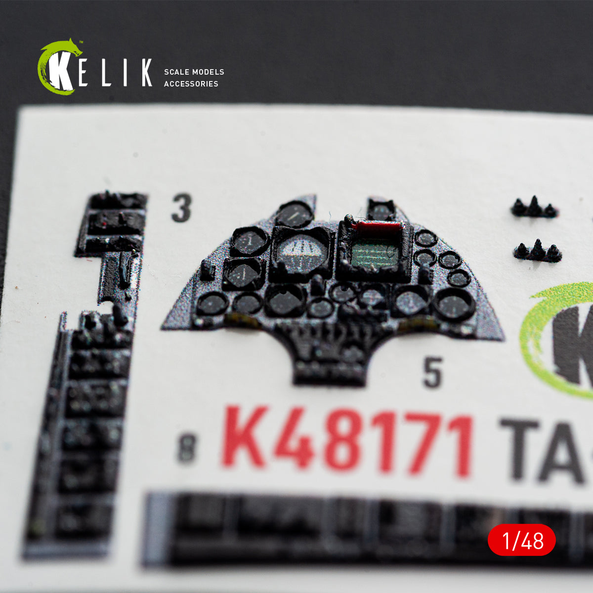 KELIK K48171 TA-4J SKYHAWK - interior 3D decals for Hasegawa kit 1/48 – immagine 4
