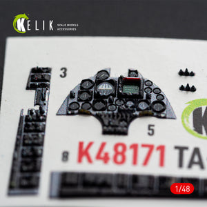 KELIK K48171 TA-4J SKYHAWK - interior 3D decals for Hasegawa kit 1/48 – immagine 4
