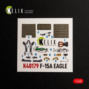 KELIK K48179 F-15A - interior 3D decals for Hasegawa kit 1/48 – immagine 6