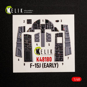 KELIK K48180 F-151 (Early) - interior 3D decals for Hasegawa kit 1/48 – zdjęcie 8