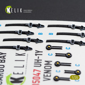 KELIK K35047 UH-1Y VENOM Cargo Bay - interior 3D decals for Trumpeter kit 1/35 – image 2