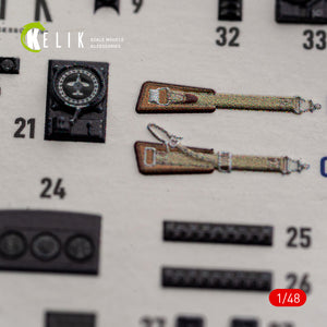 KELIK K48191 He-111 H-16 - interior 3D decals for ICM kit 1/48 – image 5
