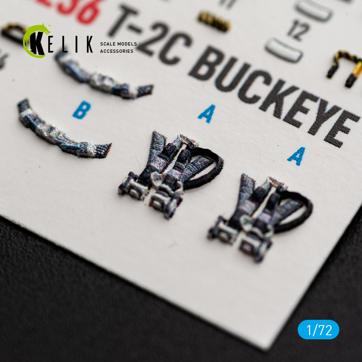 KELIK K72236 T-2C BUCKEYE - interior 3D decals for Wolfpack kit 1/72 – zdjęcie 5