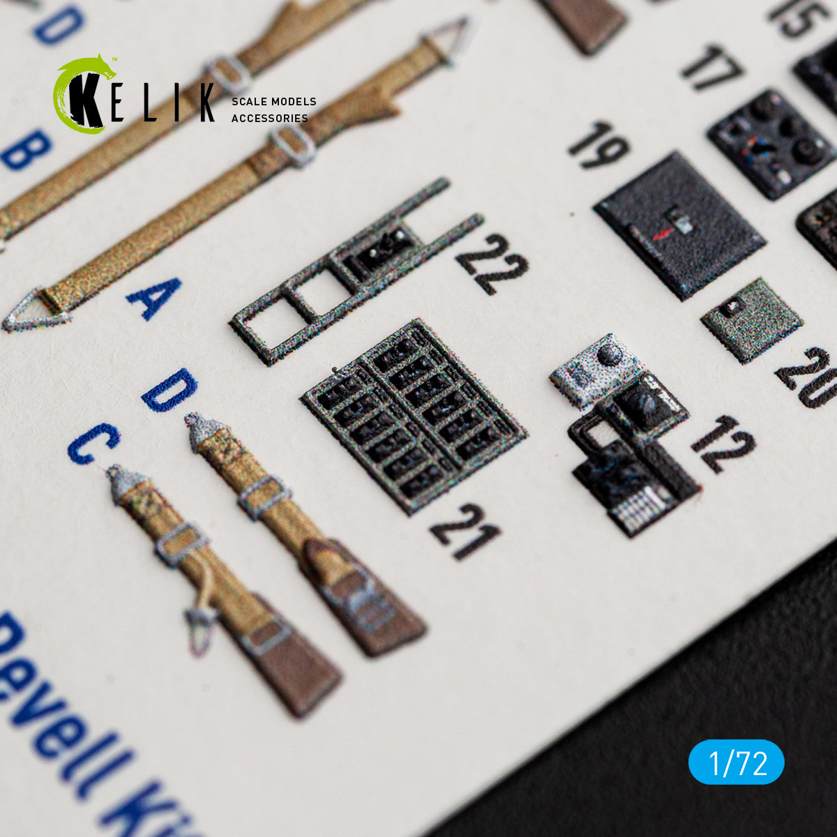 KELIK K72240 FW-200 C-5/C-8 - interior 30 decals for Revell kit 1/72 – Bild 5
