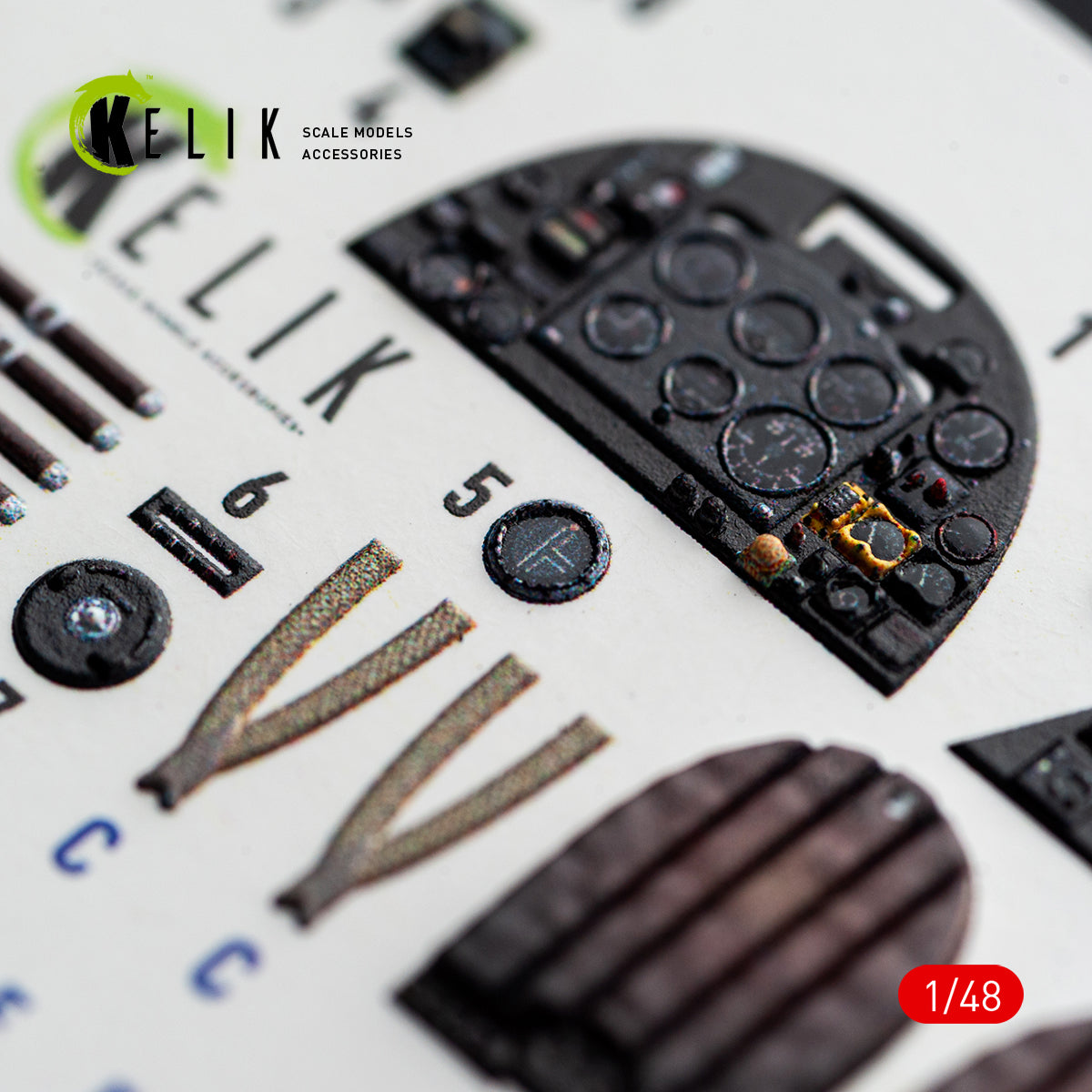 KELIK K48166 Spitfire TR.9 - interior 3D decals for Airfix kit 1/48 – image 6