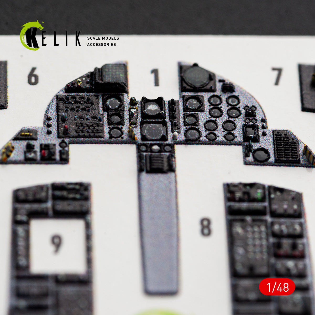KELIK K48179 F-15A - interior 3D decals for Hasegawa kit 1/48 – immagine 8