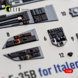KELIK K48186 F-358 - interior 3D decals for Italeri kit 1/48 – imagen 6