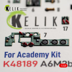KELIK K48189 A6M2b Zero - interior 3D decals for Academy kit 1/48 – imagen 6