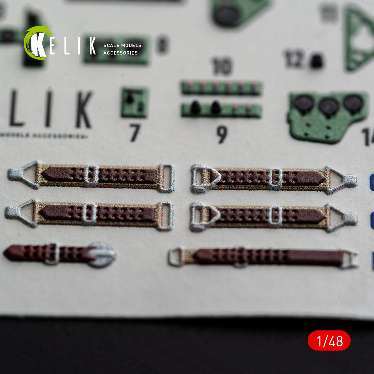 KELIk Aichi K48196 D3A2 Val - interior 3D decals for Wingsy Kits kit 1/48 – imagen 6