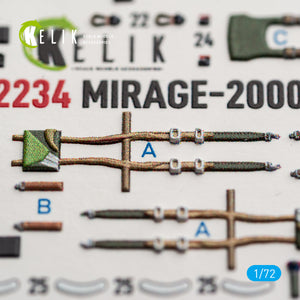 KELIK K72234 Mirage-20000 - interior 3D decals for DreamModel kit 1/72 – imagen 6