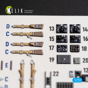 KELIK K72240 FW-200 C-5/C-8 - interior 30 decals for Revell kit 1/72 – Bild 6