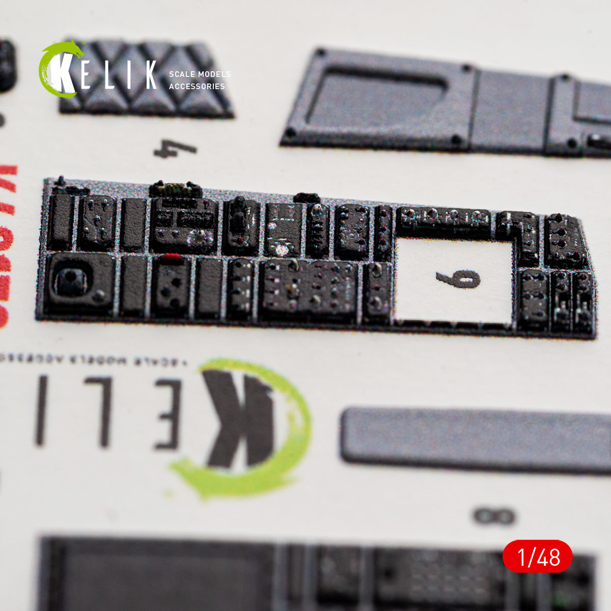 KELIK K48179 F-15A - interior 3D decals for Hasegawa kit 1/48 – immagine 9