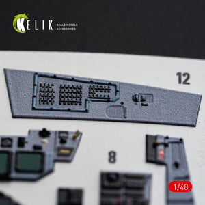 KELIK 48185 F-15E (Late) - interior 3D decals for Hasegawa kit 1/48 – imagen 10