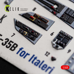 KELIK K48186 F-358 - interior 3D decals for Italeri kit 1/48 – imagen 7