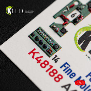 KELIK K48188 A6M5a - interior 3D decals for Fine Molds kit 1/48 – Bild 7