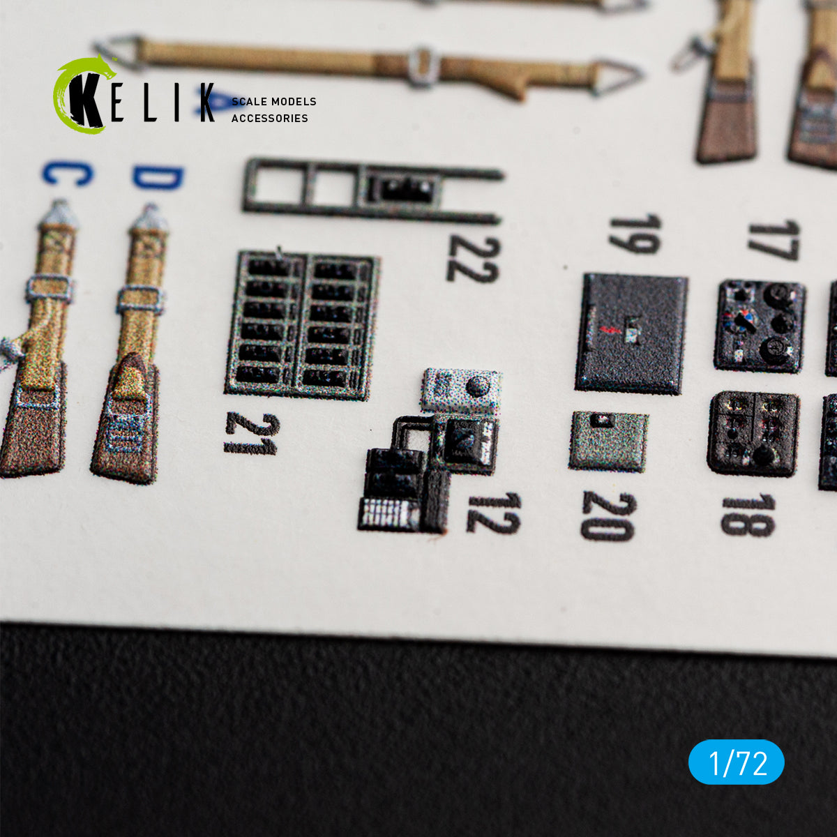 KELIK K72240 FW-200 C-5/C-8 - interior 30 decals for Revell kit 1/72 – Bild 7