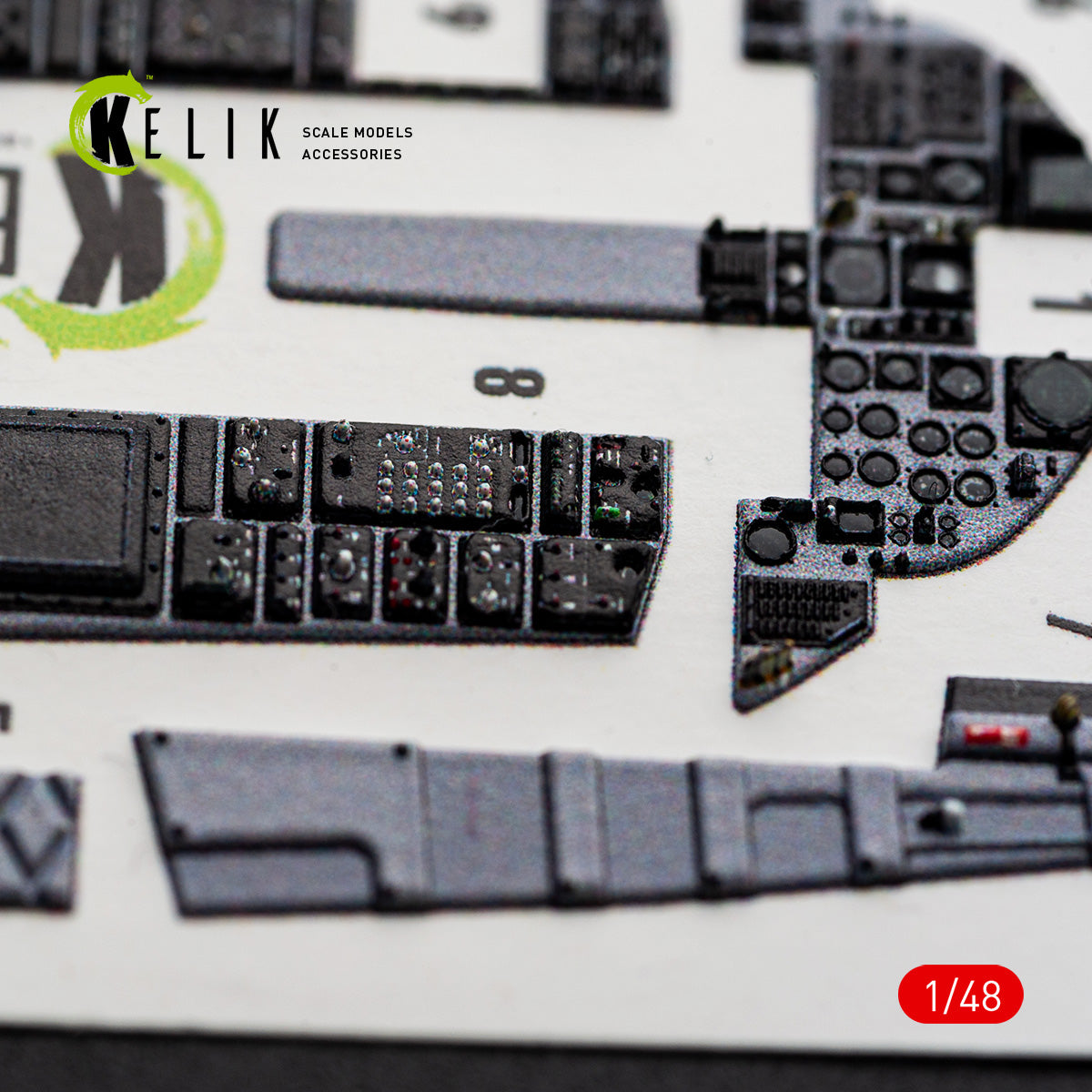 KELIK K48179 F-15A - interior 3D decals for Hasegawa kit 1/48 – immagine 10