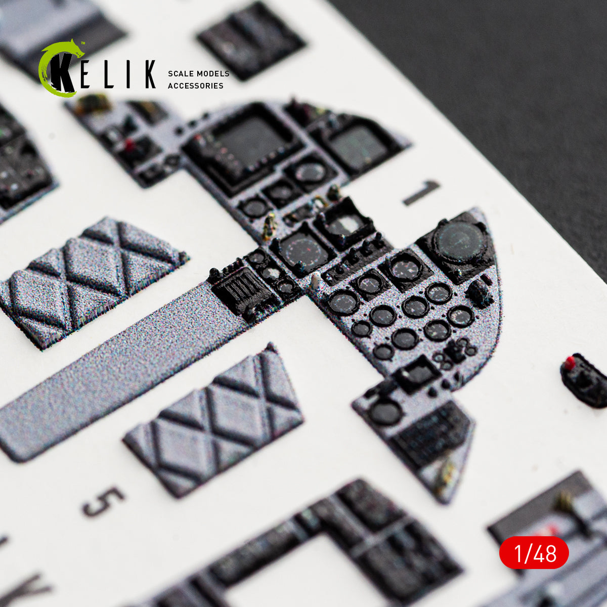 KELIK K48181 F-15.1 (Late) - interior 3D decals for Hasegawa kit 1/48 – image 10