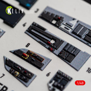 KELIK K48186 F-358 - interior 3D decals for Italeri kit 1/48 – imagen 9