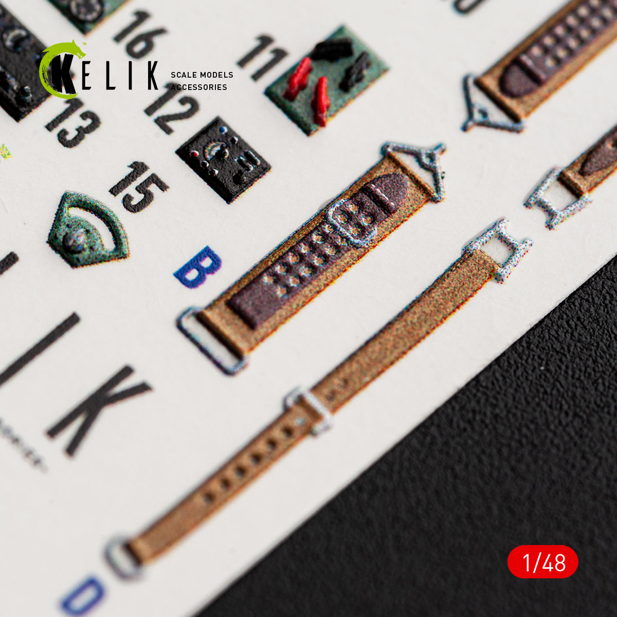 KELIK K48188 A6M5a - interior 3D decals for Fine Molds kit 1/48 – Bild 8